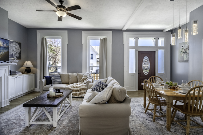 Living Room - Fully Furnished 1200 Sqft 2 beds/2baths 5 min drive from Purdue