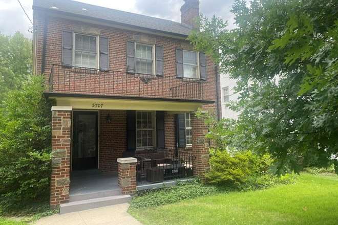 Front of house - For rent: Bedroom in great house in leafy Chevy Chase, DC.