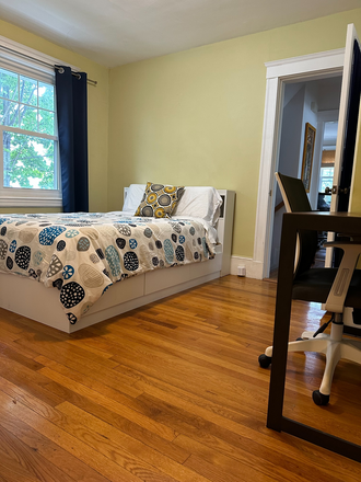 bedroom different view - Comfortable furnished bedroom for female tenant in beautiful home, near BC and BU.