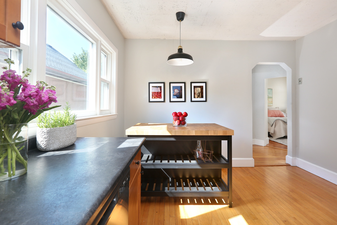 Kitchen - Bright Spacious 3 Bdrm Apt - Prime Location - Includes Gas + Electric + Water + Parking Space
