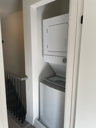 Laundry - Upper Unit, 3 Bedrooms, 1 bath Duplex