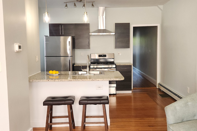 Kitchen - TINY ROOM LIVING - Furnished - Close to Brown University- All Utilities & Wifi Included Apartments