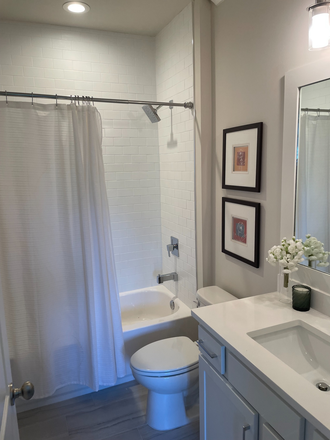 private bathroom - Furnished 1 BR + Bath for rent. Included: ALL Utilities, Wi-Fi, TV/cable, Parking, Pro Clean Service House