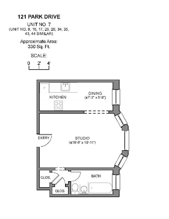 - - Close to Campus! No Broker Fee! Studio w/ Heat & Hot Water Included, Laundry in Building