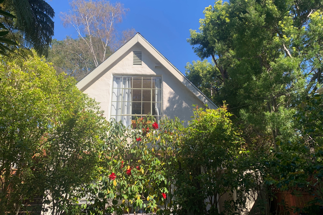 apartment front - Fully furnished, lovely 700 sq. ft. Elmwood garden cottage, all utilities included, ideal location