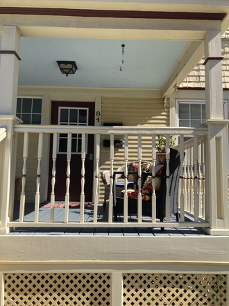 Front Porch - 1 Bedroom For Rent in Old North End Duplex - Close to Campus and Downtown!