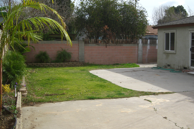 Backyard - Roberta Avenue House