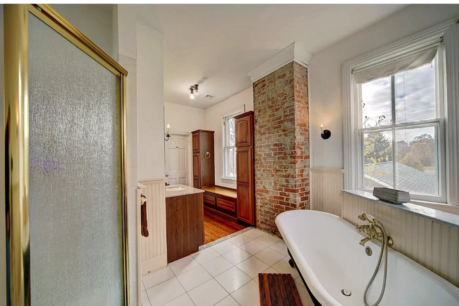 Primary Bath - Furnished 4BR home for PU faculty/staff only-Spring Hollow Dr West-Hopewell