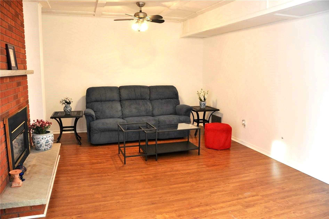 Basement Bedroom (Bed not shown in picture) - 1 Furnished Master Bedroom with Walk-In Closet and Bathroom, Near UTM