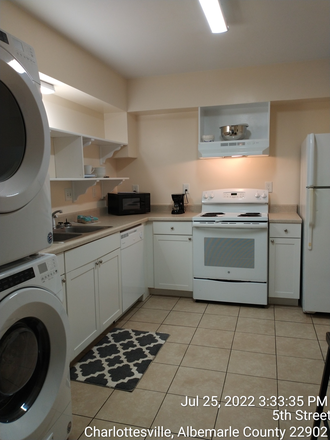 Kitchen - Furnished Utilities Included 1.4 Miles to UVA 1 Bdrm 1 Bath Available March 5th 2025 Apartments