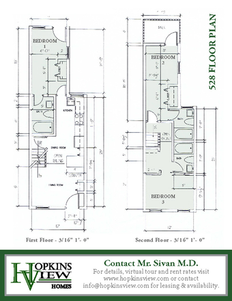 Floor Plan - EXECUTIVE SUITE W/ PRIVATE DECK  FURNISHED SINGLE ROOM, PRIVTE BATH STUDENT HOUSING AT HOPKINS VIEW Townhome
