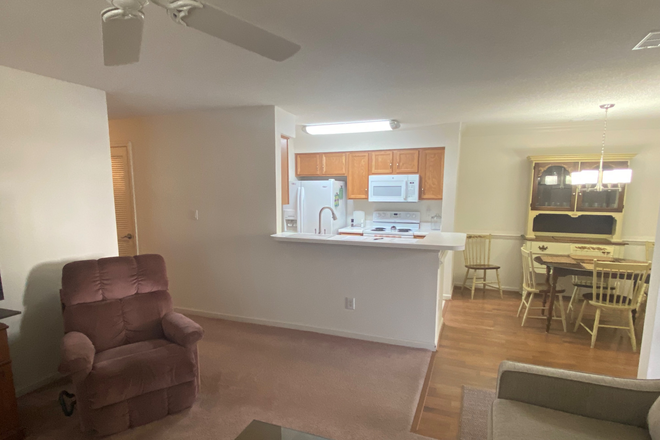 Living Room - Bristol Common, Furnished 2B, Close to Campus Condo