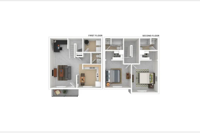 Bedroom will be the one on the left on the second floor. - Maple Ridge TOwnhomes