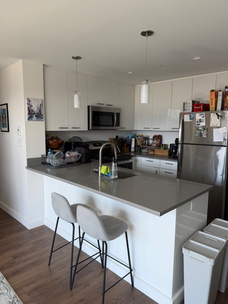 Kitchen - Bright modern 1B1B on HBS campus (Summer Sub) - Fully furnished, In-unit utilities, Great amenities Apartments