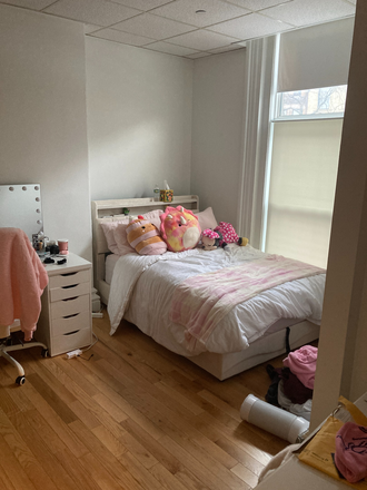 Visit hubrealtyproperties.com - Front facing studio with new hardwood floors and freshly painted, near MIT