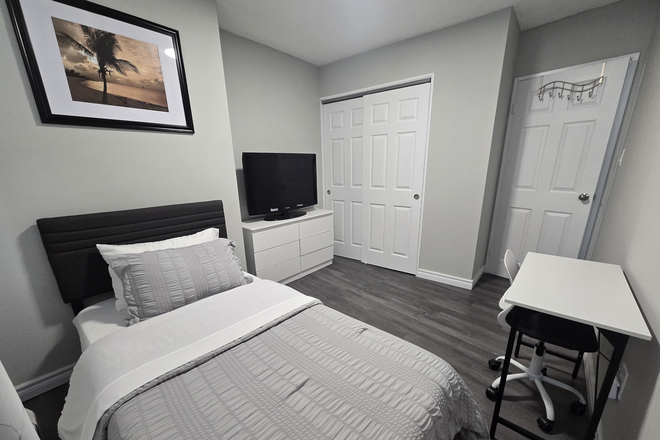 Bedroom A: $1330 Private Room with Single sized bed - (FOR FEMALE) Private room for rent in a shared 2BR condo unit at Dixon Road