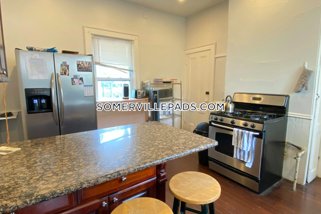 Kitchen - New Listing! 5 Bed 1 Bath Apartment on Curtis St. in Somerville! Near Tufts Campus!