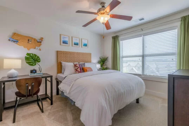 Bedroom Example - Lease Takeover – The Brexx | 1207 Tomko Rd, Blacksburg, VA $1,149/mo per room