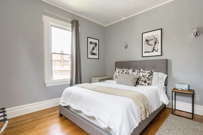 Bedroom2 Queen bed - Fully Furnished 3 BDR Apartment, Walk To Seton Hall, Utilities Included, shares welcome