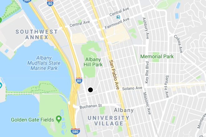 Location on Google map - $3400/- 1850SF -2BR Gateview Ave, Albany, Great for UCB Students - Awesome Location w Great View