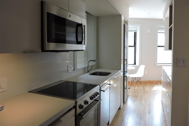 Kitchen - Modern Furnished 1 Bed IN Harvard Sq. with Central Air and In Unit Laundry Apartments