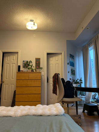 bedroom - Bleecker house: Main Room with private washroom and balcony available, and big windows.