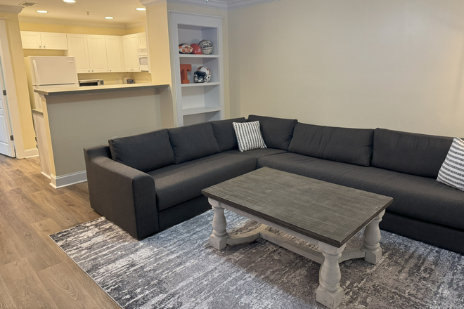 Living Room - 3BR/3BA in the Woodlands Complex with Free Parking and Shuttle Service Apartments