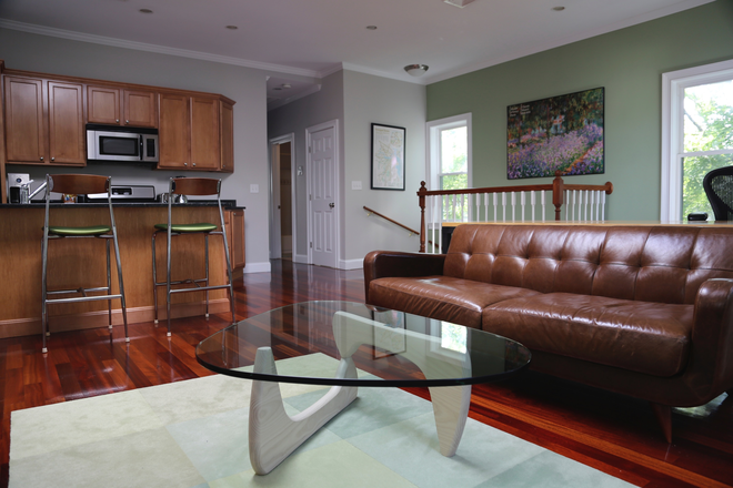 Open concept kitchen - Gorgeous two bedroom furnished loft apartment in the heart of Kendall Square