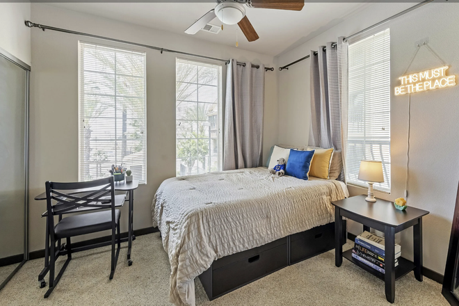 Bedroom - Highlander at North Campus Apartments