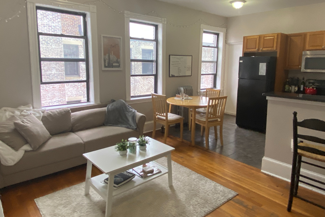 OPEN CONCEPT Living Room/Kitchen - 1066 Commonwealth Ave - CLOSE TO WEST CAMPUS, BABCOCK TRAIN STOP & STAR MARKET!! Apartments