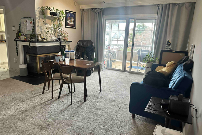 Living Room - Furnished 2BR apt with balcony-Lassen Ct-Princeton