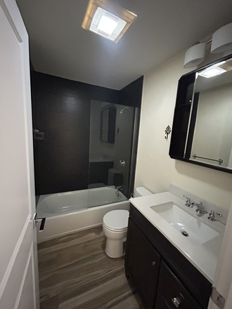 Bathroom - Stylish Modern Furnished 2 Bedroom in Prime Jamaica Plain Location Apartments