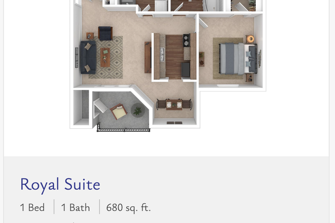 Apartment layout - Club Meridian Apartments