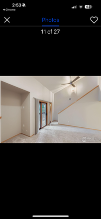 Doorwall to deck - Two Bedroom, Two Bath 1136 SQFT Condo for Rent, Walk to Campus