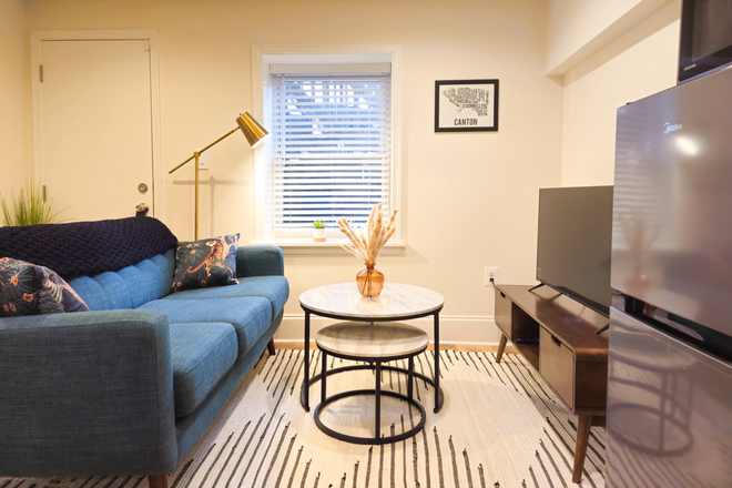 Living Area - The Canton Hideaway Townhome