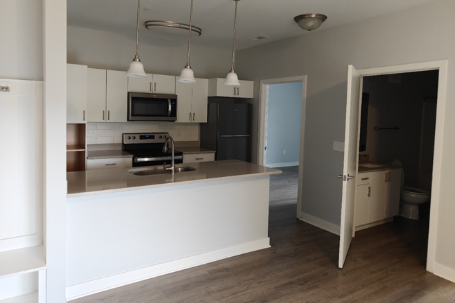 Kitchen and entrance to bedroom - 231 Flats Apartments