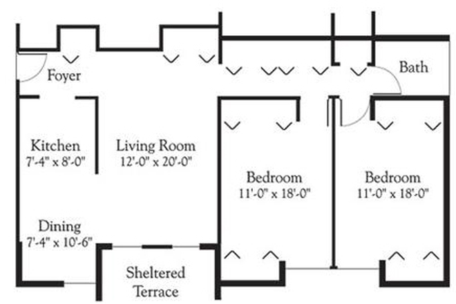 floor plan - Brandywine
