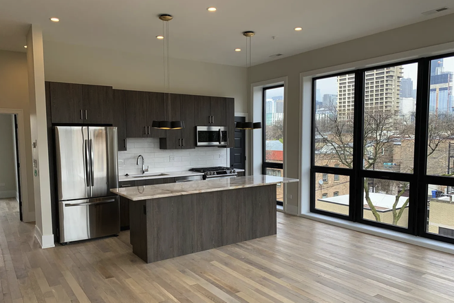 kitchen - 4 Bedroom gorgeous one-of-a-kind apartments within minutes of UIC east campus.