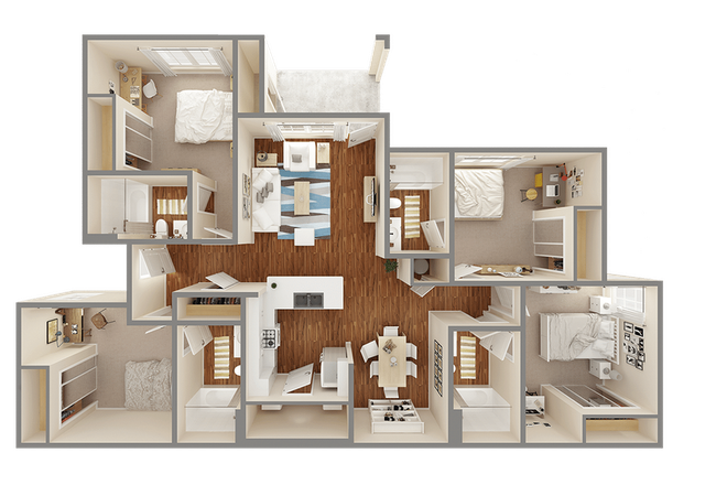 Floor plan - University Trails 112A