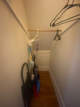 Great closet space/ three closets - plus all cleaning equipment provided - Walk2UNC Furnished Apt 4 Male 21+