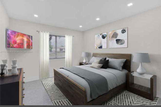 Bedroom - BRAND NEW 5 Bed 4 Bath OFF UM Campus/Metrorail and Metro Connect Car Service APP Included House