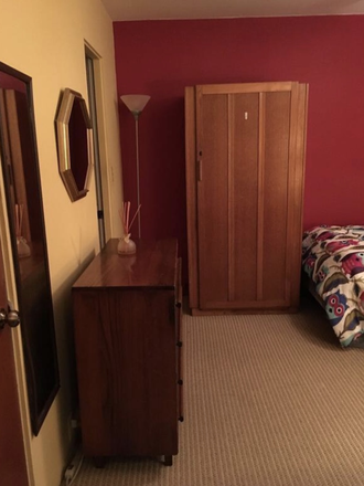 Bedroom with bathroom to left - Rice U, Two Blocks Condo