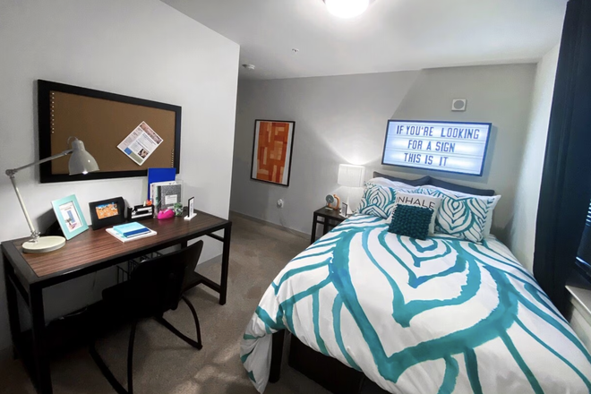 Bedroom - Varsity Apartments Sublease, Very close to North Campus