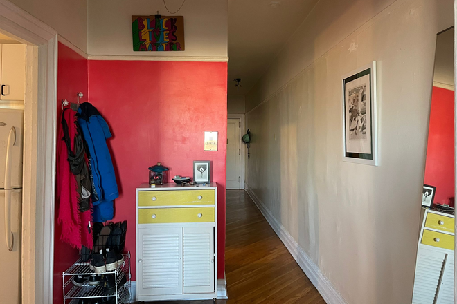 Entrance - Bedroom or Full Apartment: 2BR, sunny and spacious in Crown Heights, Brooklyn.