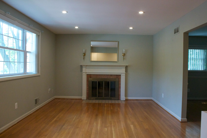 Living Room, Dining Room - 4BR, 3BA House w/ Yard, Parking, Easy Walk to AU, RedLine Metro, Wisc Ave Buses, Stores