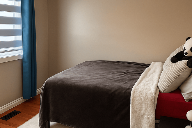 Bedroom A - Private room in a shared house at Benton Crescent, Pickering, ON