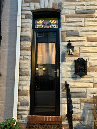 front door - Little Italy In-Law Suite in large fully renovated row house w/ parking pass - short or long term