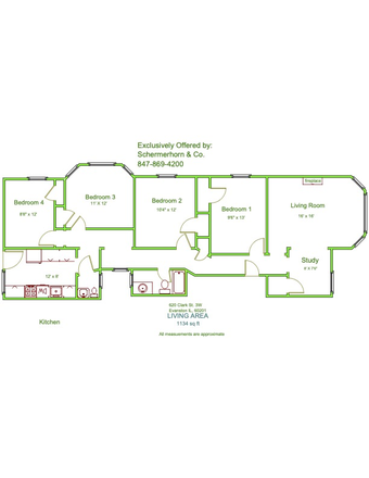 Floorplan Outline with Labeled Room # - Mid-Summer/Fall Sublet!! Apartments