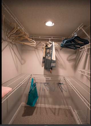 Walk in closet - On50 3 bed 2 bath Private Balcony Room Apartments