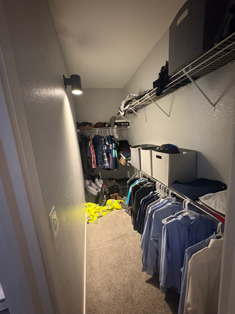 Walk in Closet - Private Room with attached bathroom, walk in closet, & more House